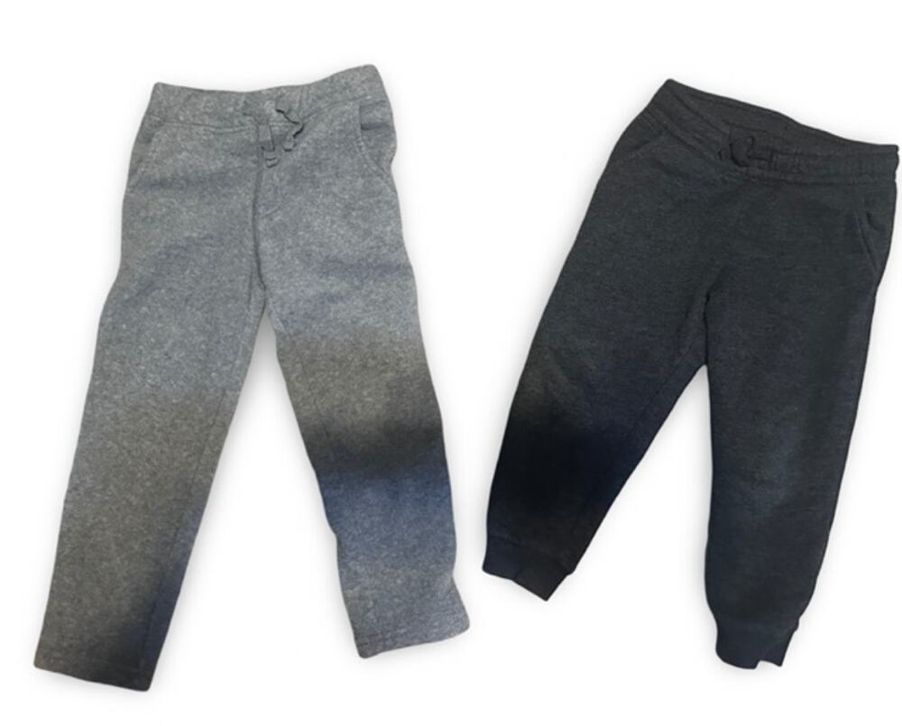 Jumping Beans Carter's Sweatpants Lot Size 4 Gray Jogger Fleece 2 Pc